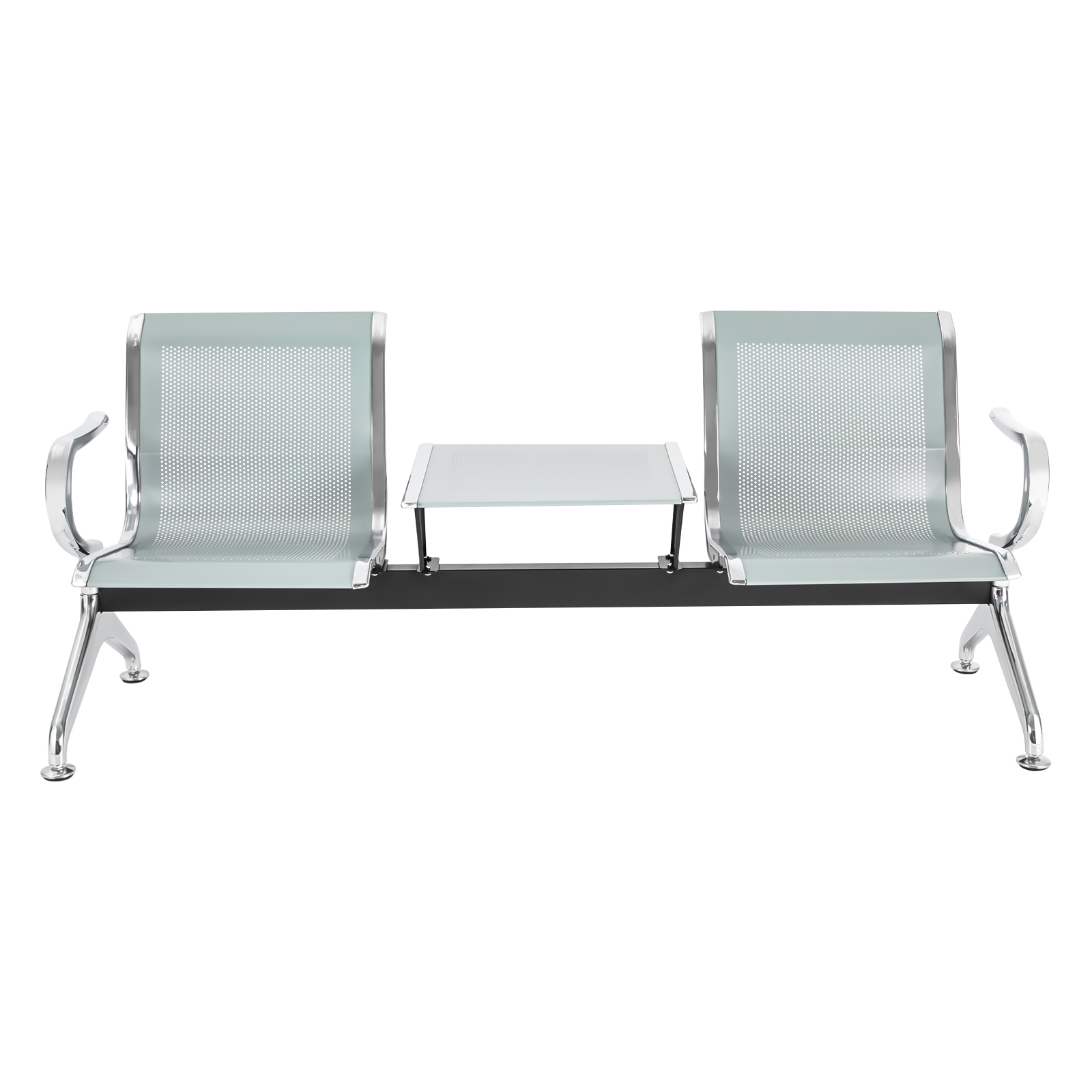 Outdoor Furniture One Piece - Aluminum Alloy Waiting Chair Double Seats