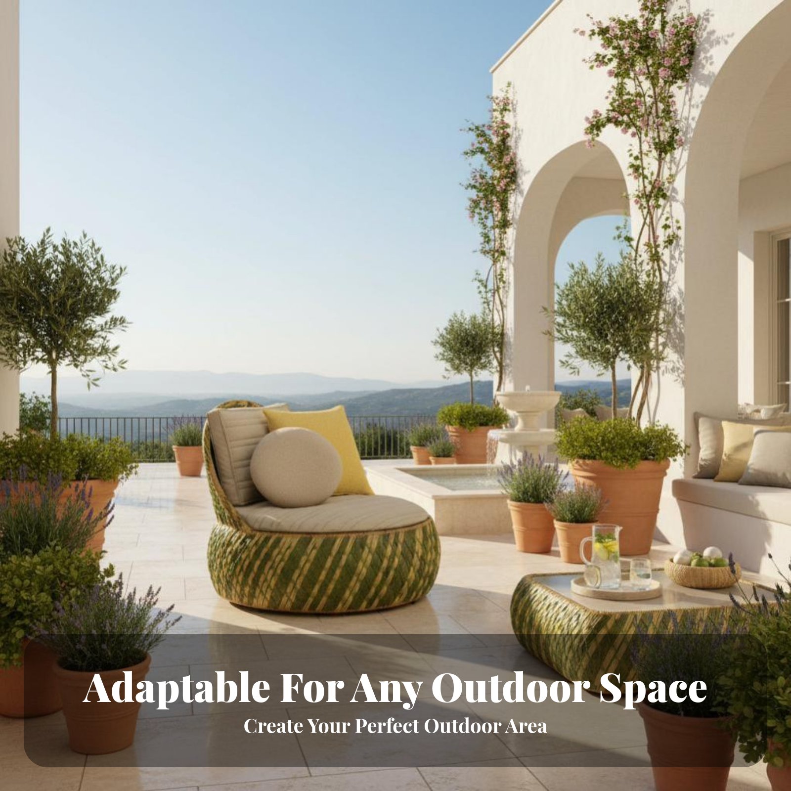 4 Pieces Round Sectionable Day - Outdoor Furniture One Piece avaliação e preço