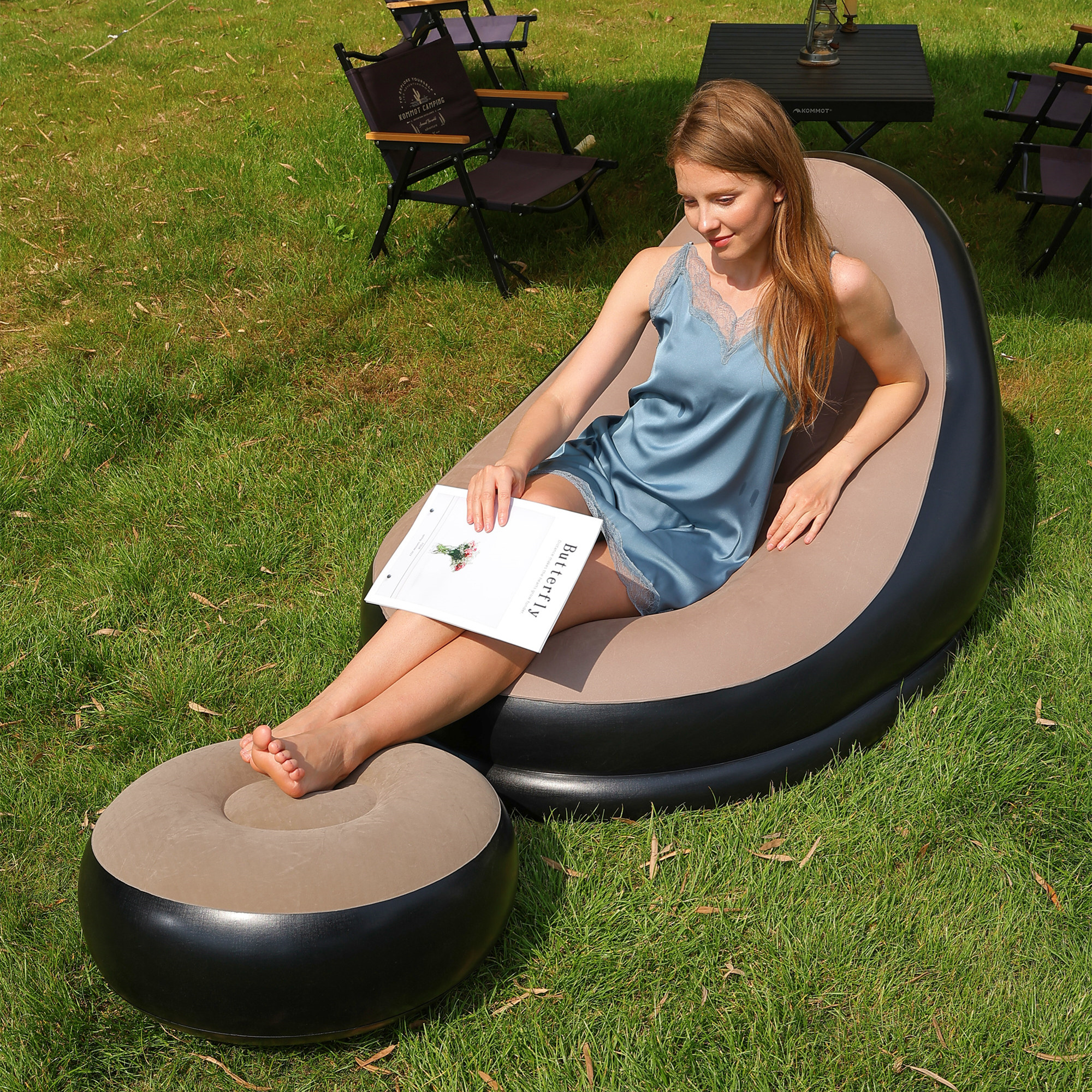 Lazy Couch Sofas Inflatable Ch - Outdoor Furniture Hay avaliação e preço