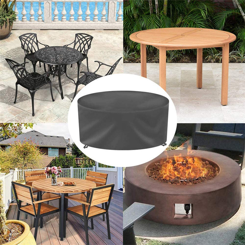 12 Sizes Round Furniture Cover - Outdoor Furniture Heavy Duty avaliação e preço
