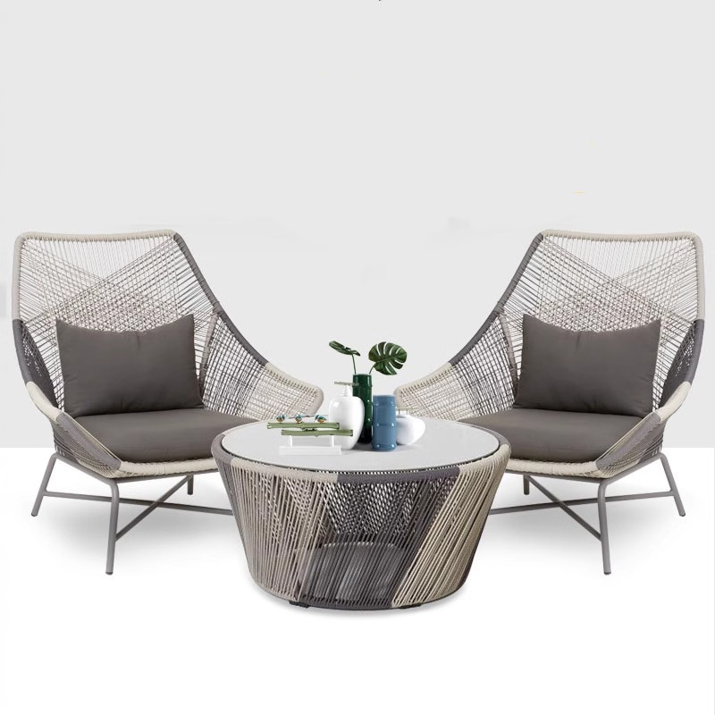 Nordic modern outdoor three-pi - Outdoor Furniture One Piece avaliação e preço