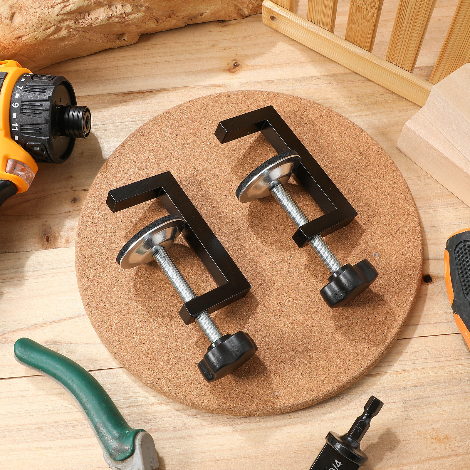 2Pcs G Type Woodworking Clamp  - Outdoor Furniture Types avaliação e preço