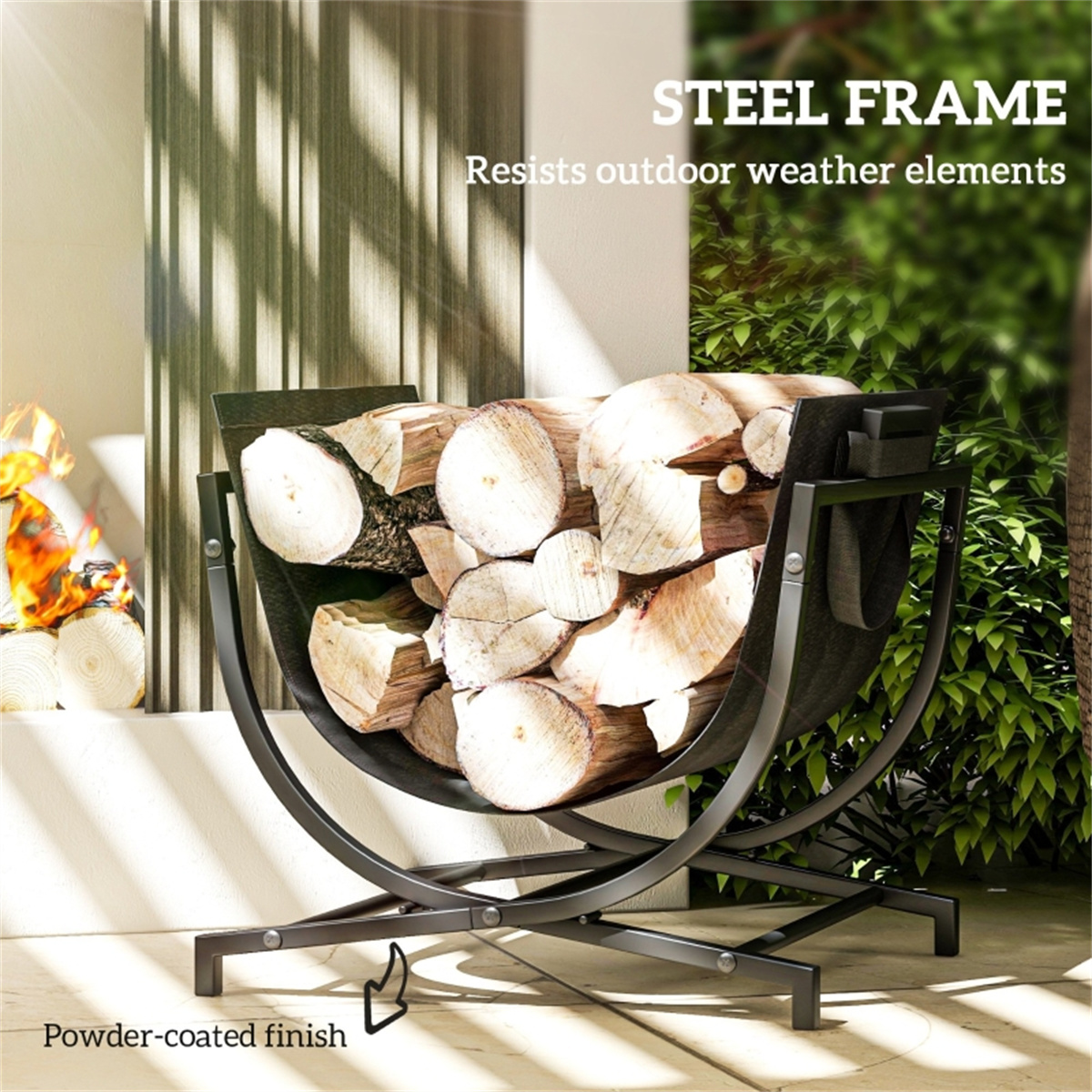 Outdoor Furniture Firewood Rac - Outdoor Furniture Heavy Duty avaliação e preço