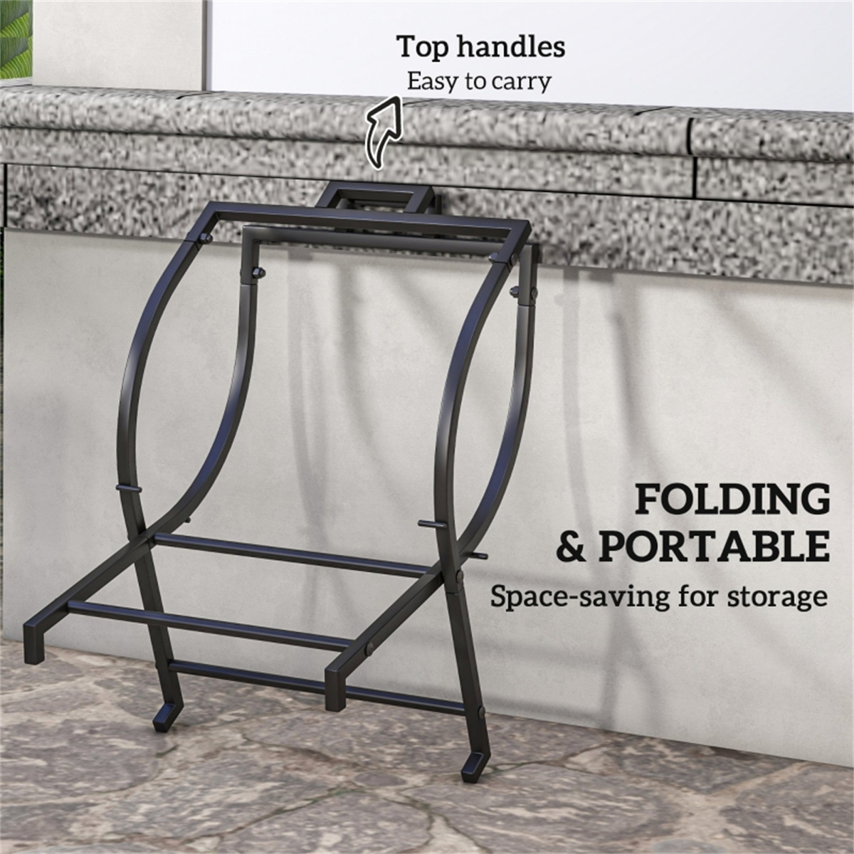 Outdoor Furniture Firewood Rac - Outdoor Furniture Heavy Duty avaliação e preço