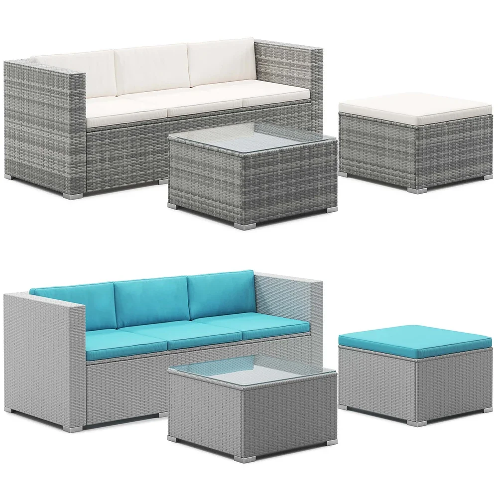Garden Leisure Steel Rattan So - Outdoor Furniture Types avaliação e preço