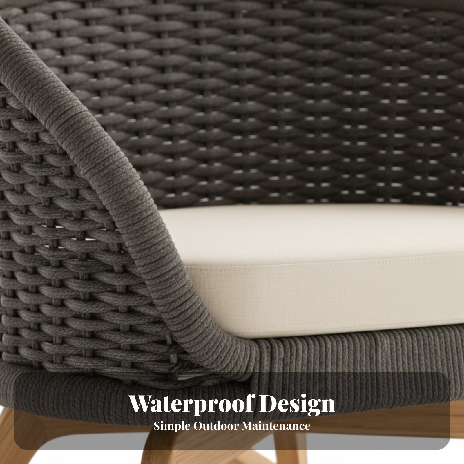 4 Pieces 4-Piece Wicker Conver - Outdoor Furniture One Piece avaliação e preço