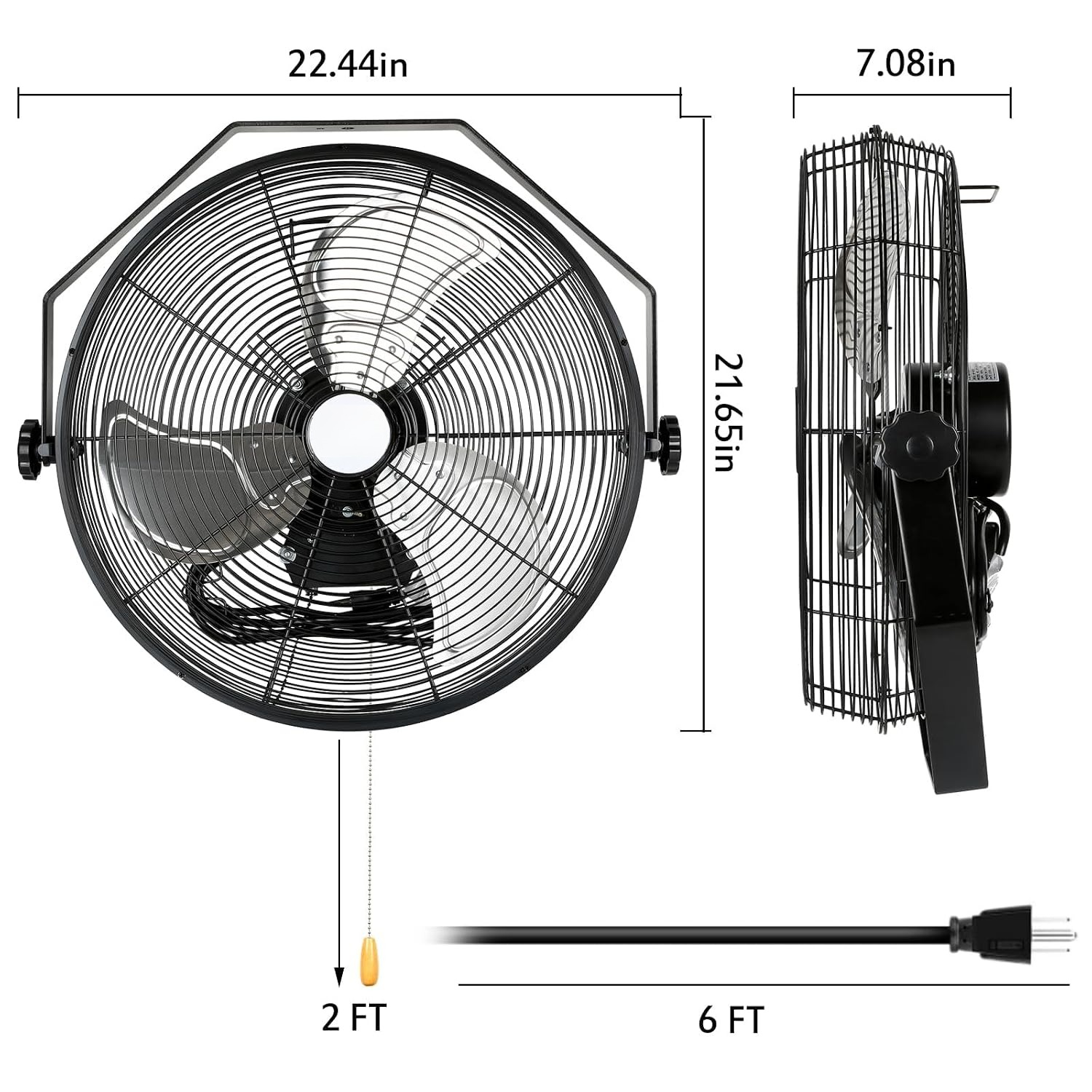 18 inch Industrial Wall Fan, 4 - Outdoor Furniture Heavy Duty avaliação e preço