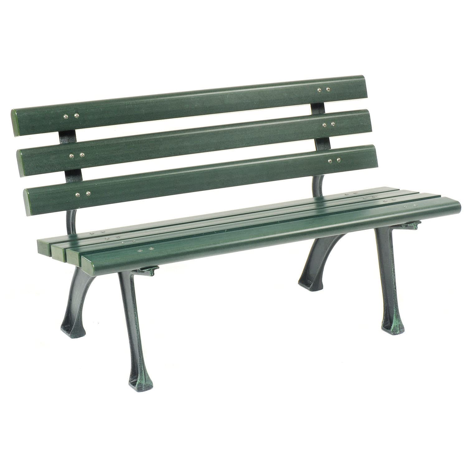 4ft Outdoor Park Bench with Ba - Outdoor Furniture Recycled Plastic avaliação e preço