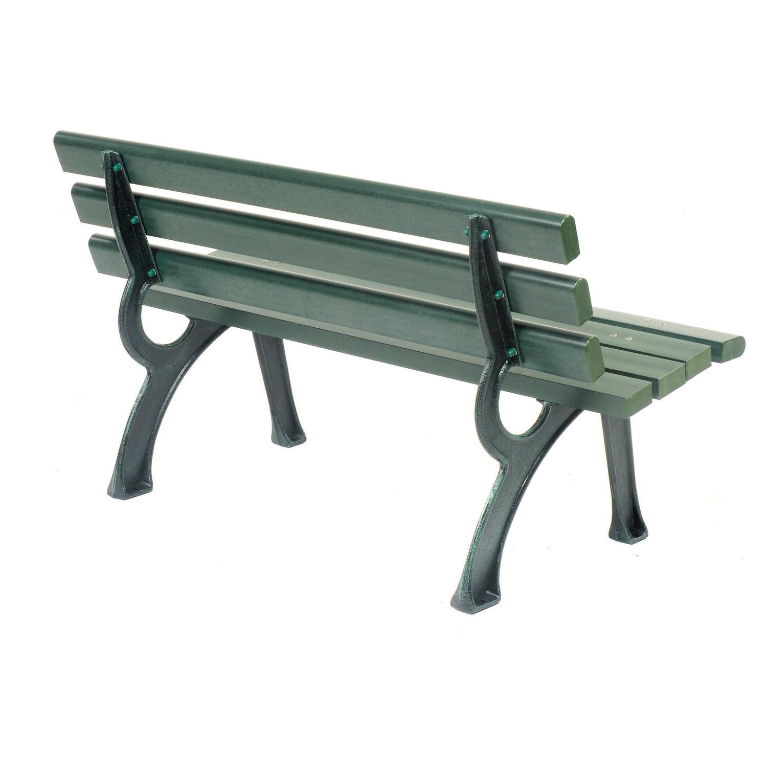 4ft Outdoor Park Bench with Ba - Outdoor Furniture Recycled Plastic avaliação e preço