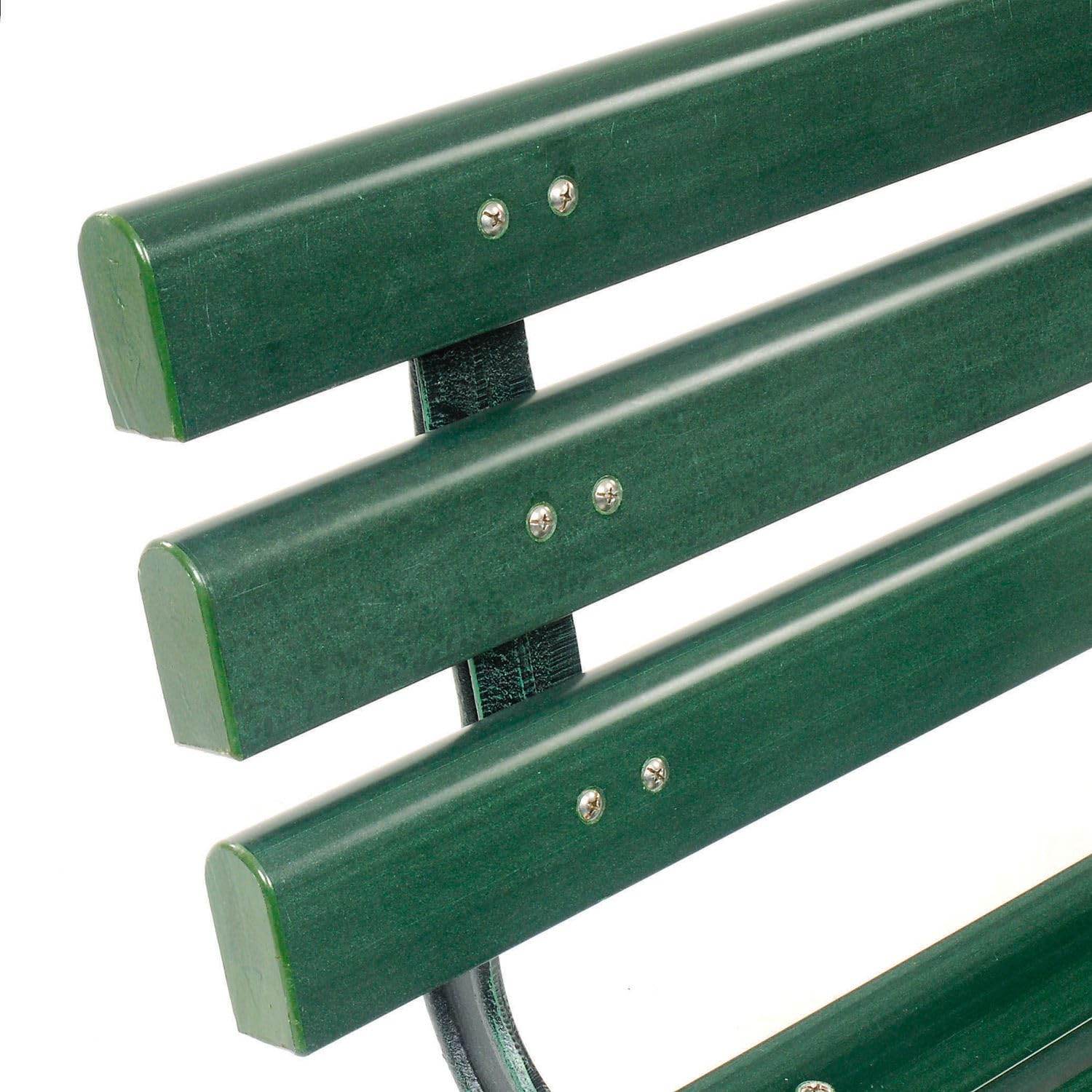 4ft Outdoor Park Bench with Ba - Outdoor Furniture Recycled Plastic avaliação e preço