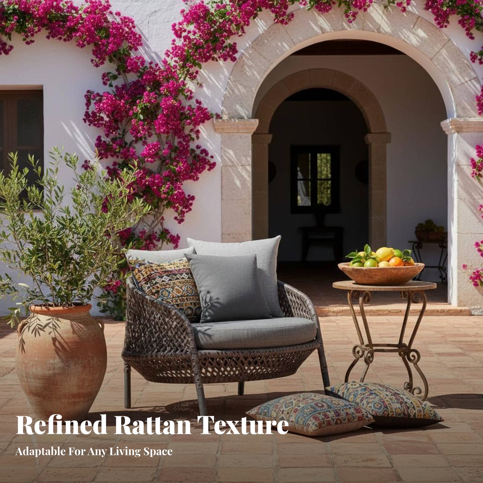 4 Pieces 4-Piece Wickerdesign  - Outdoor Furniture One Piece avaliação e preço