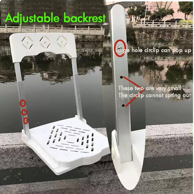 Foldable Fishing Box with Back - Outdoor Furniture Set avaliação e preço