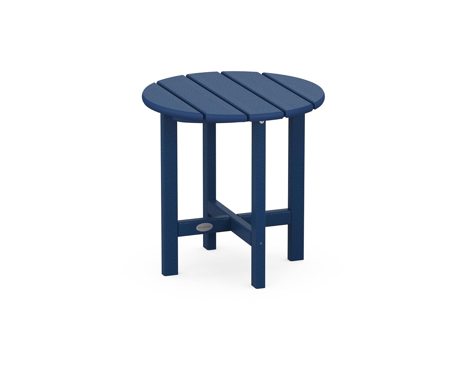 Round Side Table, 18 Inch, Out - Outdoor Furniture Recycled Plastic avaliação e preço