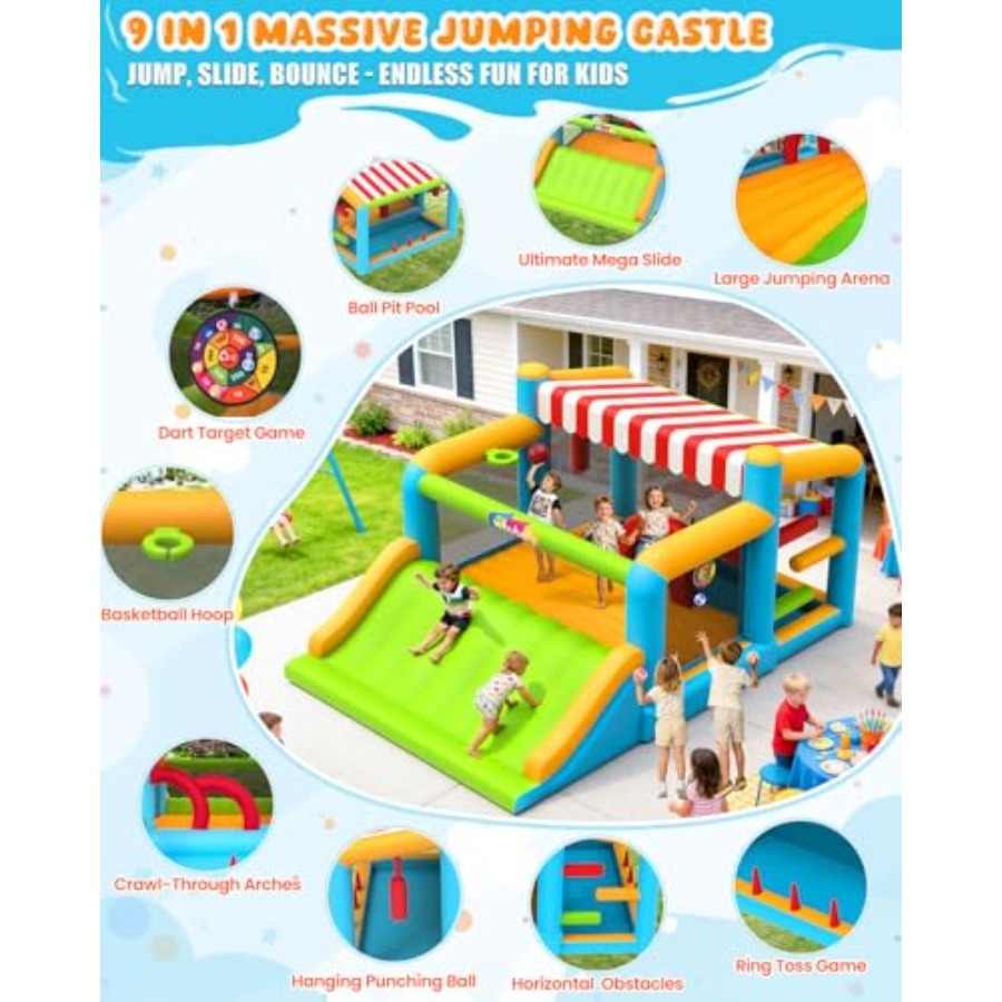 Extra Large Bounce House for B - Outdoor Furniture Zone avaliação e preço