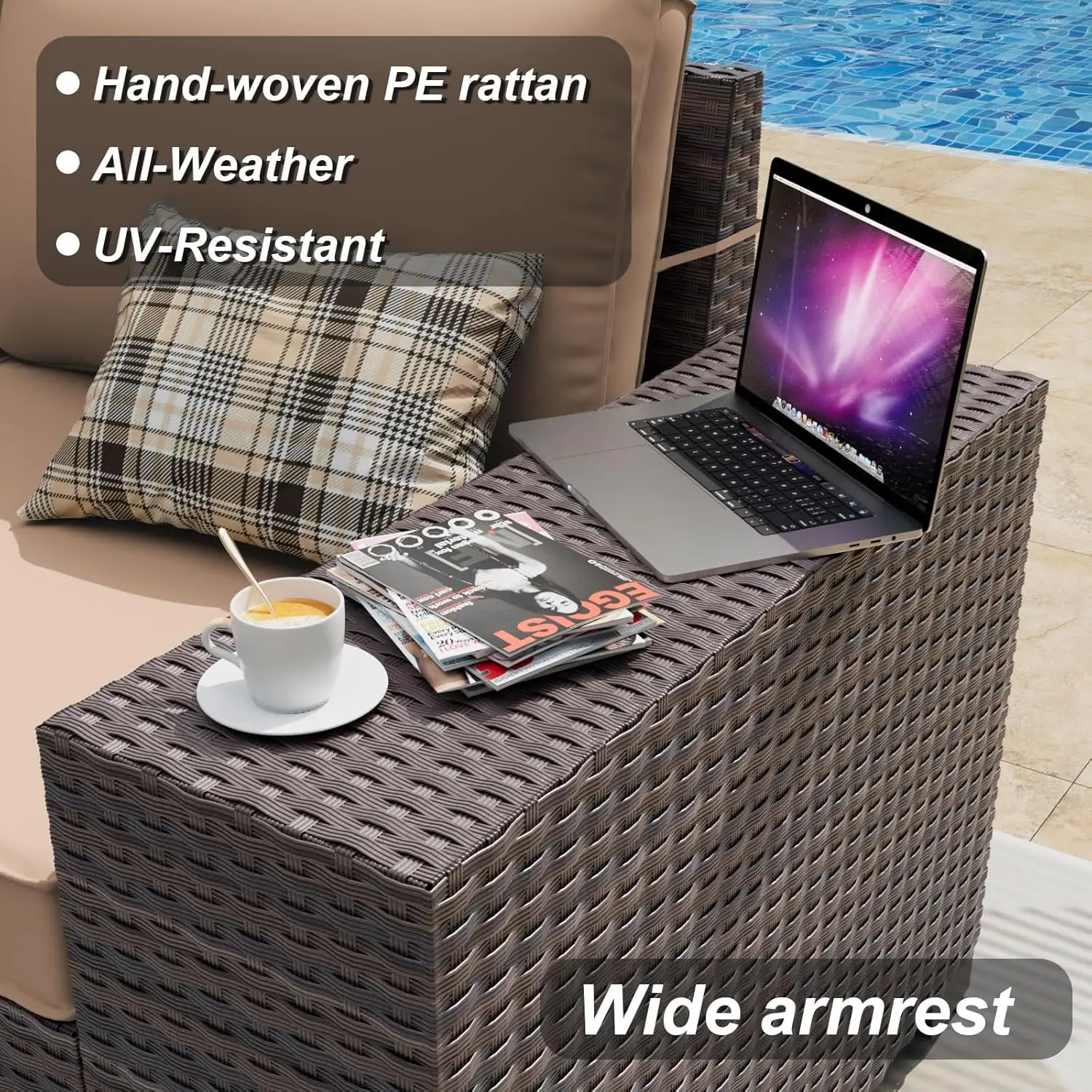 10 Pieces Patio Furniture Set  - Outdoor Furniture One Piece avaliação e preço