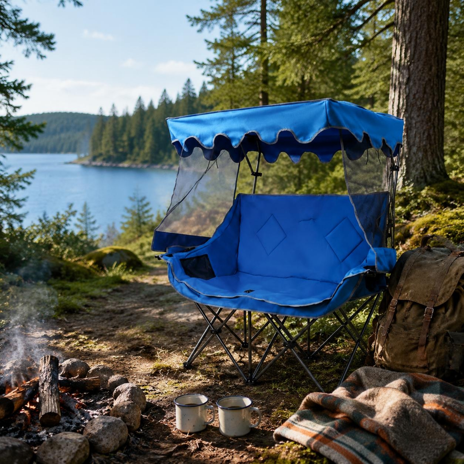 Camping Chair with Canopy Heav - Outdoor Furniture Heavy Duty avaliação e preço