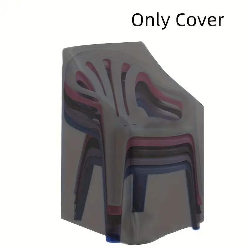 1pc Heavy-Duty Stacking Outdoo - Outdoor Furniture Covers avaliação e preço