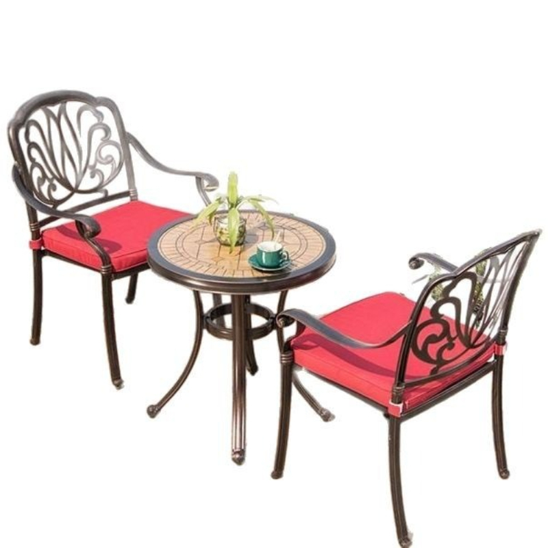 Cast aluminum one table courty - Outdoor Furniture One Piece avaliação e preço