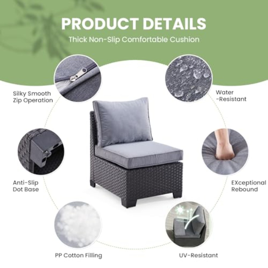 Outdoor patio furniture set: 7 - Outdoor Furniture One Piece avaliação e preço