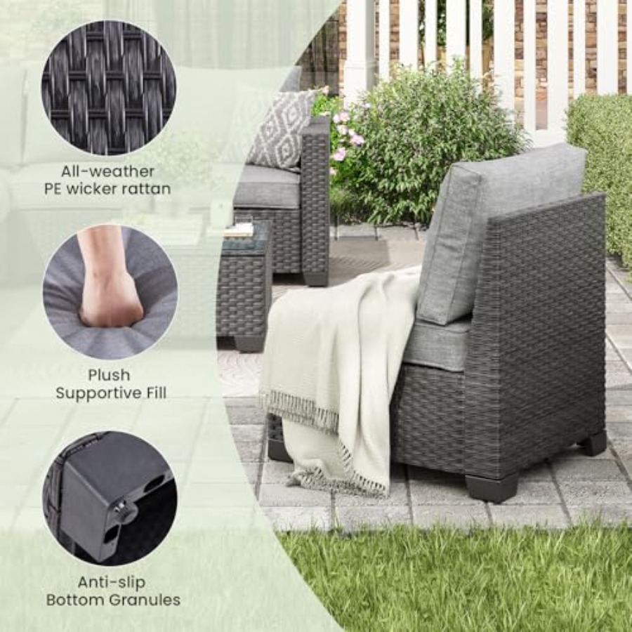 Outdoor patio furniture set: 7 - Outdoor Furniture One Piece avaliação e preço
