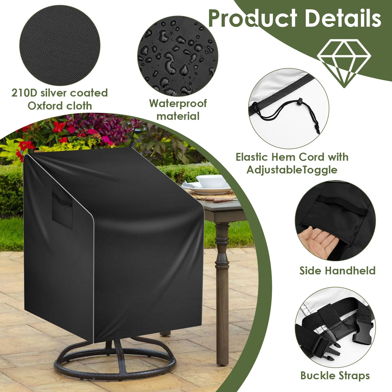 Outdoor Thickening Chair Dust  - Outdoor Furniture Heavy Duty avaliação e preço