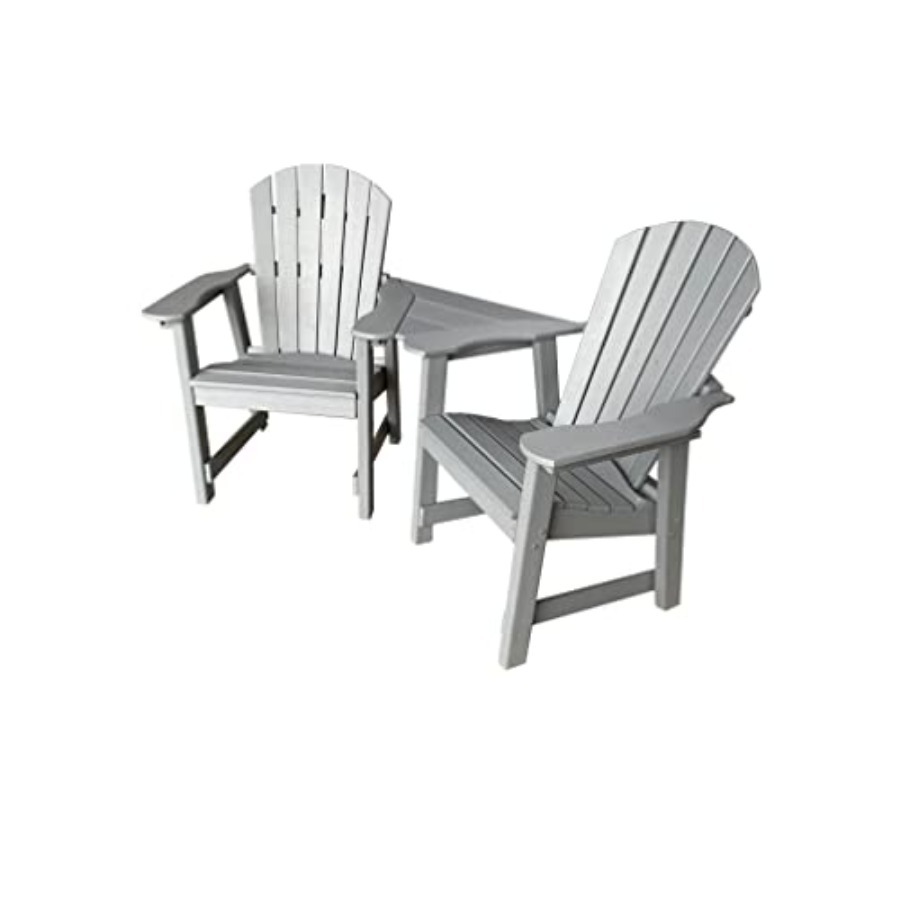 2 Chair Dining Table Set - Pol - Outdoor Furniture Recycled Plastic avaliação e preço
