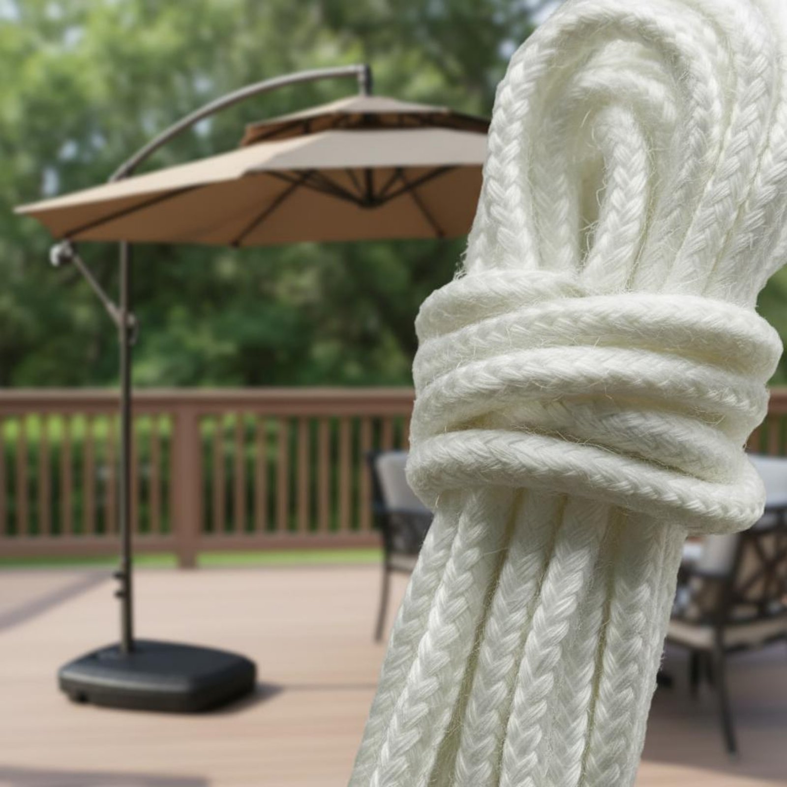 Roman Umbrella Pull Rope Wear- - Outdoor Furniture Set avaliação e preço