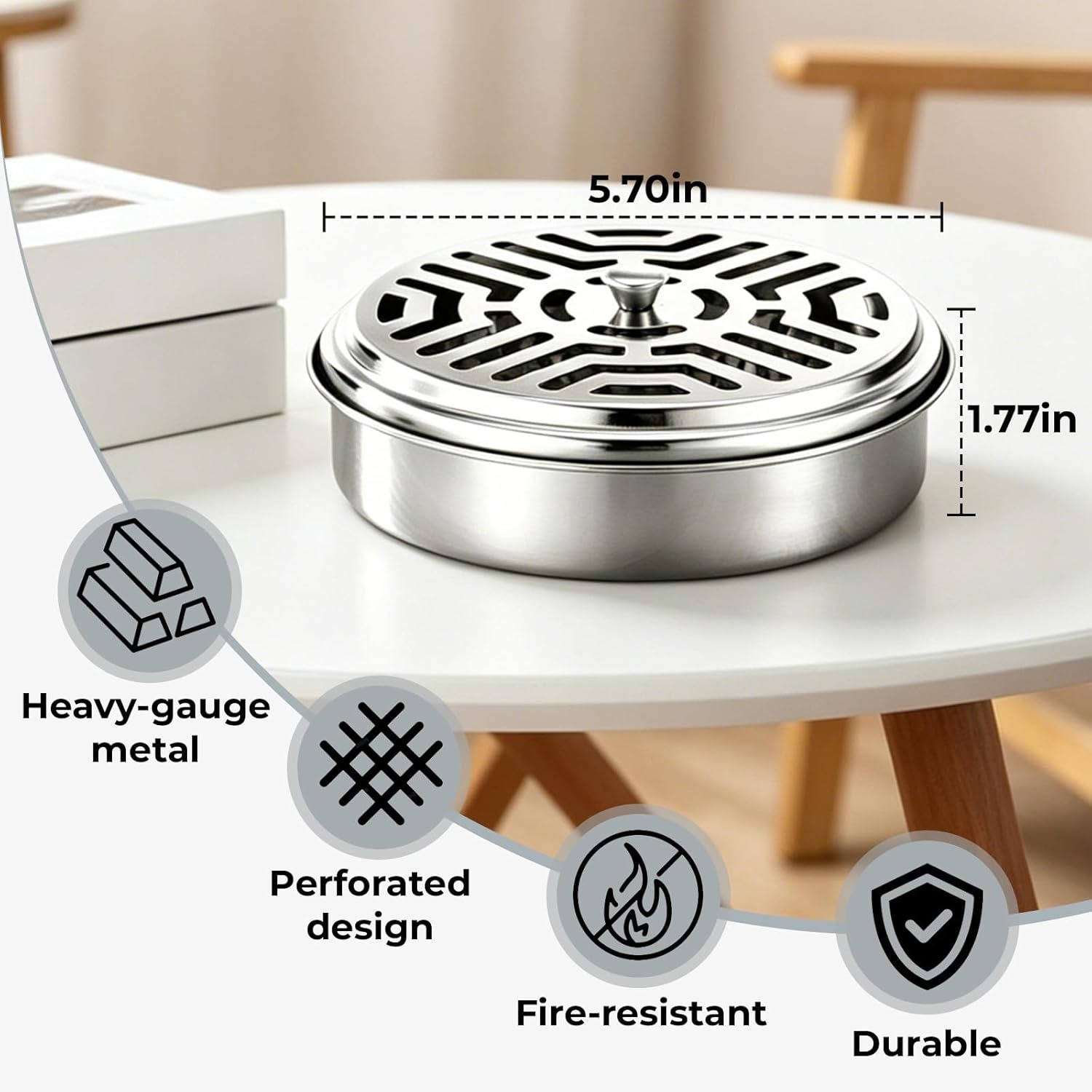 Stainless Steel Mosquito Coil  - Outdoor Furniture Hay avaliação e preço